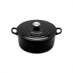 Cocotte ronde ébène 20 cm Le Creuset